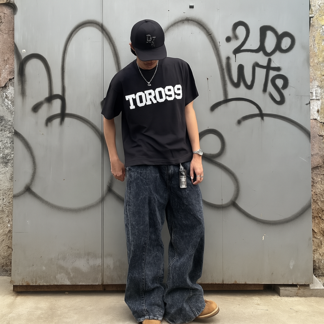 Kaos TORO99 Urban Street Black Tee Toro99